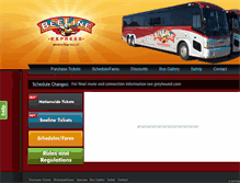 Tablet Screenshot of beeline-express.com